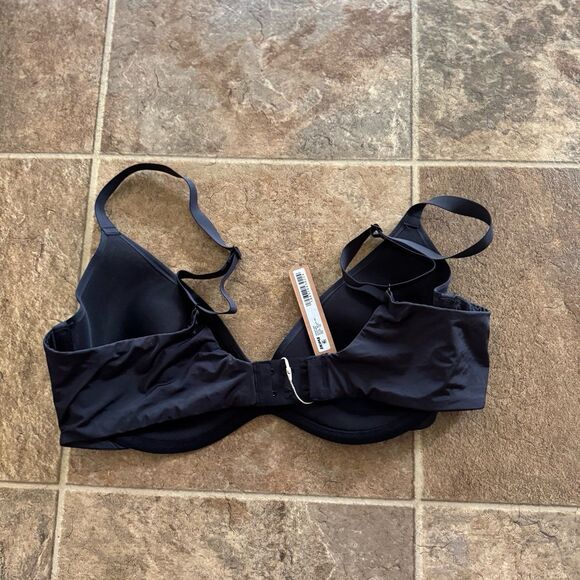 Skims Weightless Scoop Bra Onyx Size 40B - Picture 7 of 9